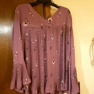 Style and Co Purple Blouse